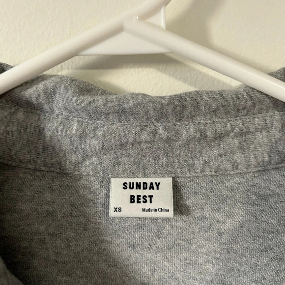 Sunday Best Grey Cropped Top - Picture 4 of 4